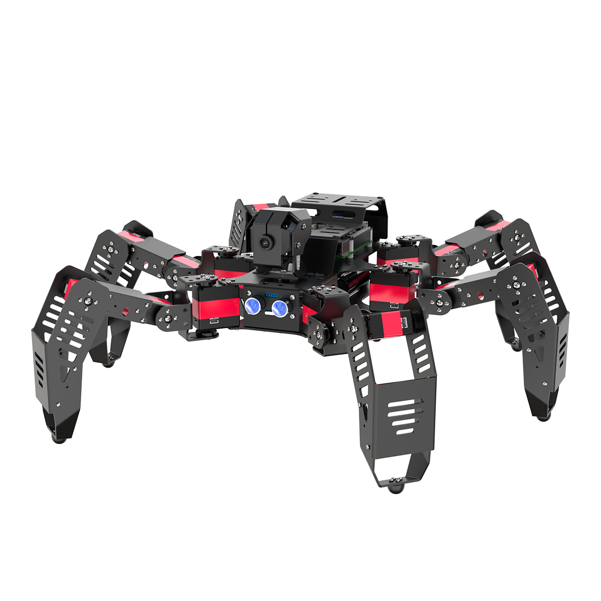 Hiwonder SpiderPi: AI Intelligent Visual Hexapod Robot Powered by Raspberry Pi  4B 4GB